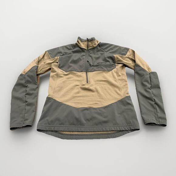 Patagonia Other - Patagonia Mens Brown Gray Long-Sleeved R1 Field 1/4-Zip Fleece Jacket XS *Flaws*